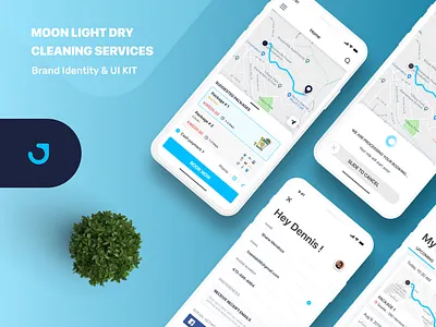 MOON LIGHT DRY CLEANING SERVICES android app design app app design application design creative design dribbble dry cleaning flat icons ios app mobile app design mobile ui typography ui ux vector