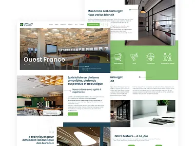 Langlois Sobreti branding design modern design ui ux