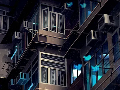 mirages n 3 023 city cyberpunk futur illustration neon neotokyo retro street tokyo trystram