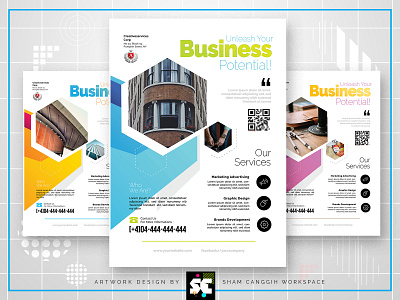 Multipurpose Corporate Flyer clean company consultant corporation creative cube editable flexible hexagon magazine magazine ads marketing modern multipurpose post poster print ready professional psd service