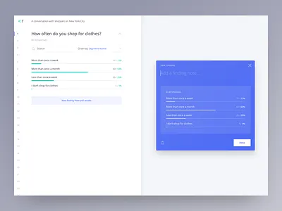 Remesh – New Poll ai analytics design desktop poll research saas search software ui ux web