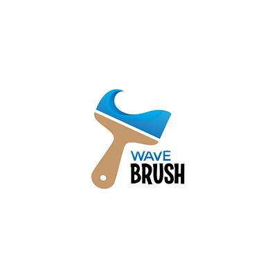 Wave Brush | Logo artwork blue branding brush brush logo creative creativity gradient graphic deisgn logo logodaily ocean paint logo sea vector water watercolor wave wave logo waves