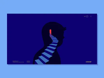 Closer Homepage Animation animation branding closer design game illustration logo premium site ui ux vector web website