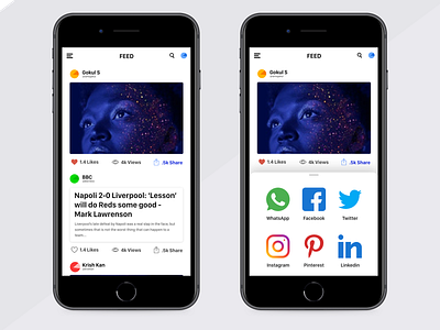 Social Network Share app links mobile mobile app mobile app design mobile design mobile ui share social socialmedia