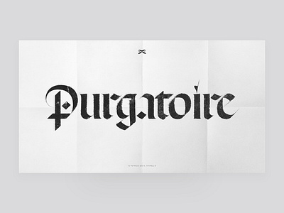 Texture experiment gothic graphic design paper texture type typeface typography