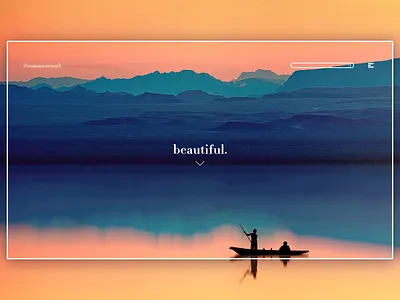 Day 261: Beautiful. clean design graphic design graphicdesign illustration interface minimal uidesign web design