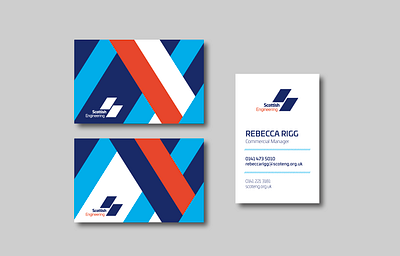 Scottish Engineering business cards business card design