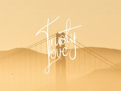 Trusty Love - Handle Signature Free Font branding agency flat design flat illustration flatdesign font fonts illustration lettering art minimalism simple design typeface typography