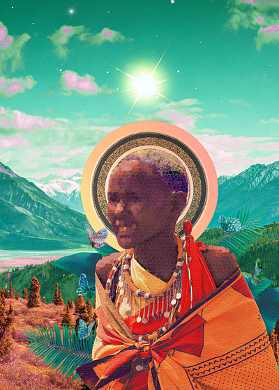 Solar Kenya decorate furniture galaxy home interior landscape mountains nasa poster scenery scifi space stars