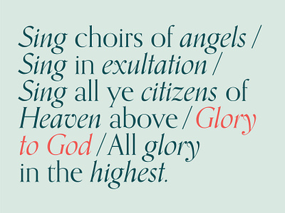 A Peek Under the Tree branding design serif type typography wip