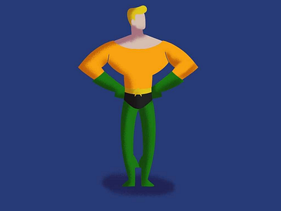 Aquaman aquaman cartoon dc comics minimalist