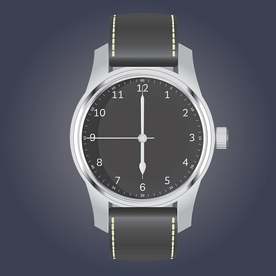 Watch illustration adobe adobe illustrator art design illustration realistic vector vector art vector illustration watch watchface wrist watch