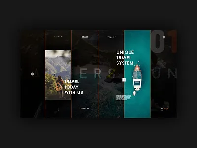 Landerstoun - Web-site project adobe photoshop black design illustration photoshop ui ux web web design website