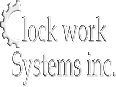 Clockwork Systems logo graphicdesign logo typography ux vector