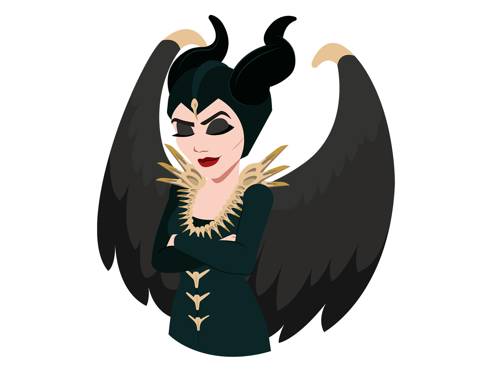 Disney's Maleficent: Mistress of Evil Messaging Sticker 2d after effects animation character animation disney gif illustration motion sticker vector