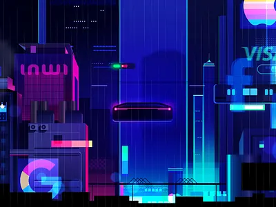 fde51a65996821 5b06f6149df1f city cyberpunk futur illustration neon neotokyo tokyo trystram