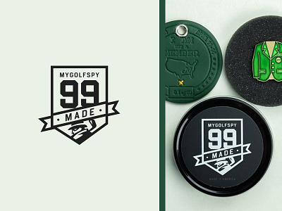 99 Badge 99 99 badge award banner banner design crest crest logo design gift golf golf ball marker mygolfspy product