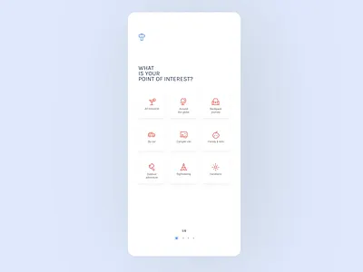 Travel assistant app interactions after effect animation app app design application assistant clean interaction interactive minimal mobile mobile app motion motion design onboarding steps transition travel assistant ui ux