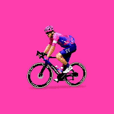 Langeveld EF bicycle cannondale cycling illustration pixel pixel art pixelart road cycling tourdefrance