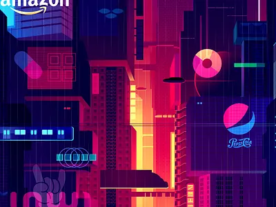 Mirage_part1_010 akira cyberpunk futur illustration neon neotokyo retro tokyo travel trystram