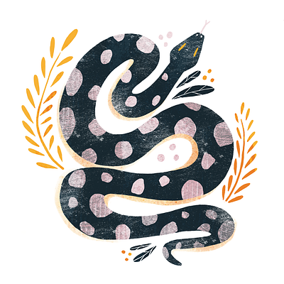 Snake / Inktober 2019 drawing illustration illustration art illustrator inktober inktober2019 procreate snake