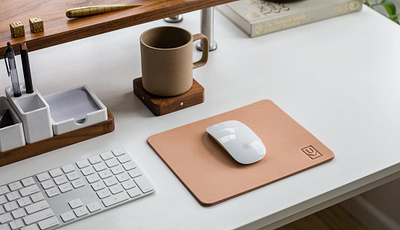 Ugmonk Leather Mousepad desk keyboard mouse mousepad office tools organization product design ugmonk workspace