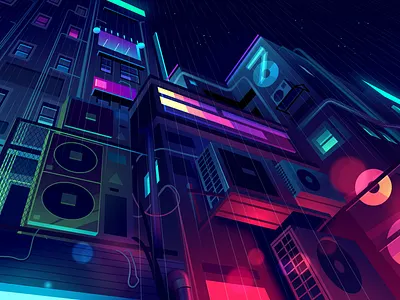 Mirages_part1_012 illustration light neon trystram