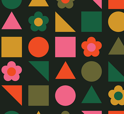 Retro Geo Pattern Power