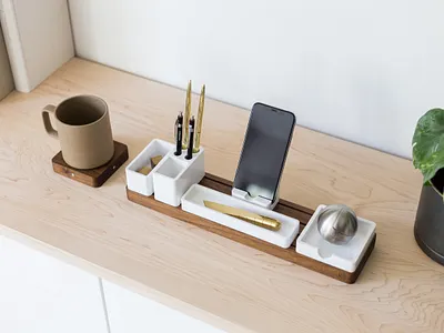 A few of my favorite things gather gather desk organizer minimalism office office tools ugmonk workspace