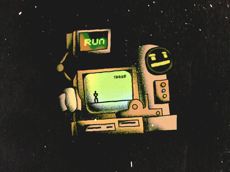 comp uter 12fps adobe after effects aftereffects animation art artwork cartoon computer darwing design desktop draw game grid illustration motion motion design motiongraphics retro retrowave