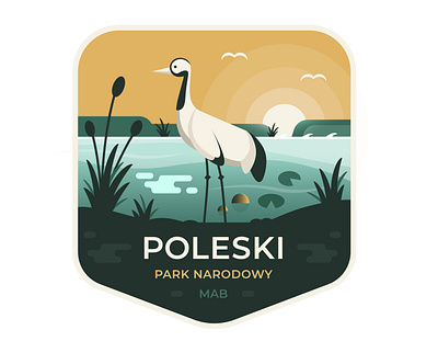 Polish National Parks animals flat flat illustration illustration sticker design vector