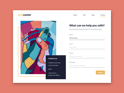 Daily UI 028 - Contact Us contact contact page contact us daily ui daily ui 028 daily ui challenge design ui ui design
