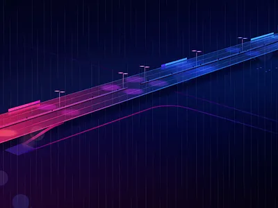 mirages_part1_019 akira bridge city cyberpunk futur illustration light neon retro travel trystram