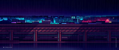 mirage_part1_021 akira city color cyberpunk illustration light neon trystram