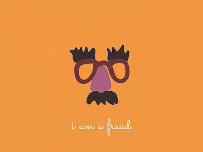 I am a fraud. artist digital illustration glasses illustration minimalist retro struggle