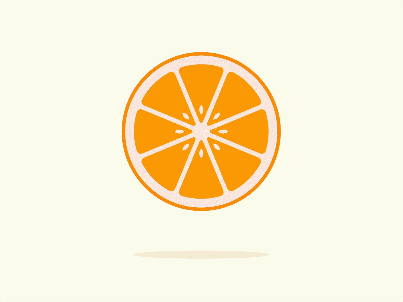 Bounce 2d after effects animated animation bounce cartoon character design flat food gif illustration illustrator juice minimal orange vector