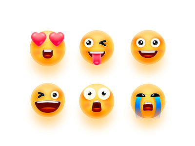 Emoticon package design icon illustration logo ui ux 设计