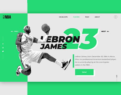 Nba-concept adidas adobexd branding design fashion nike ui ux web website