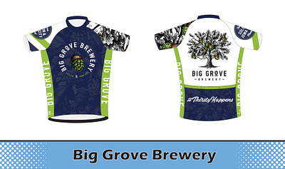 Brewery Bike Jersey Design beer art bicycle bicycling bike jersey branding brewery craft beer craft brewery illustration jersey design jersey mockup typography