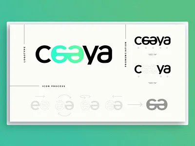 Ceeya Identity Process brand identity branding branding and identity design process education identity design logo logo design process