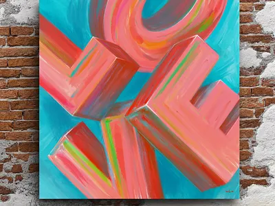 Love Letters art concept design designermike graphic designer illustration lettering lettering artist toronto typography