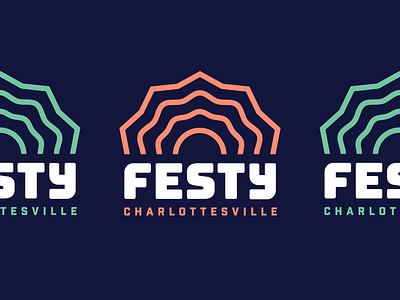 The Festy — Logo branding logo logo design music music festival wordmark