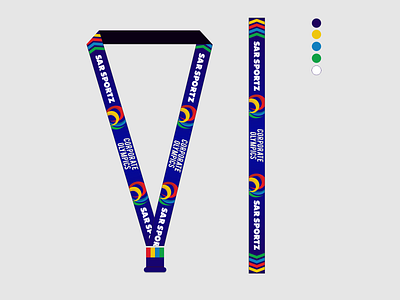 Lanyard Design branding coreldrawx7 design illustration itsmejony jony lanyard vector