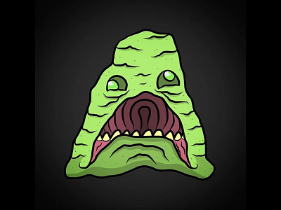 Glob Monster handdrawn illustration vector