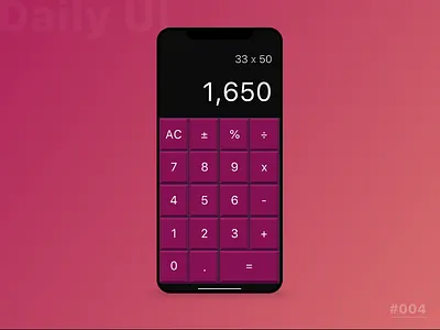 Calculator photoshop sketch uidesign uxdesign