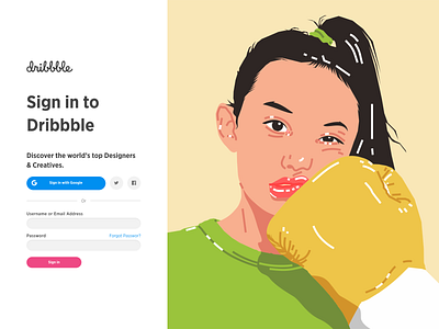 Login & Signup Page Concept dribbble flat design girl illustration illustration illustration agency illustration art illustration challenge illustration design illustrations interface login login design login page login screen signing signup signup page signup screen ui design woman illustration