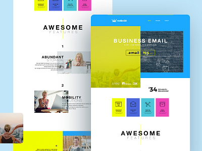 Landing Page gradient graphic homepage landingpage mobile ui ui design uiux web webdesign website