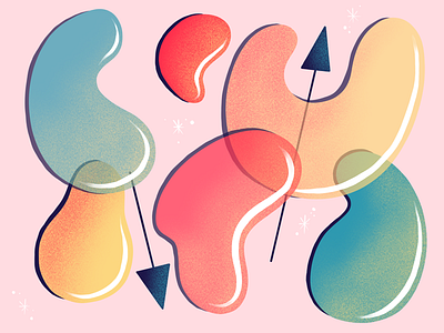 Abstract Blobs procreate