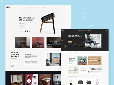 Hitron Furniture bingotheme furniture theme hitron theme interior website multipurpose themeforest website website concept wordpress theme