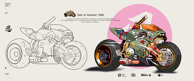 copy painting— motorcycle 插图